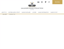 Tablet Screenshot of amalindacollection.com